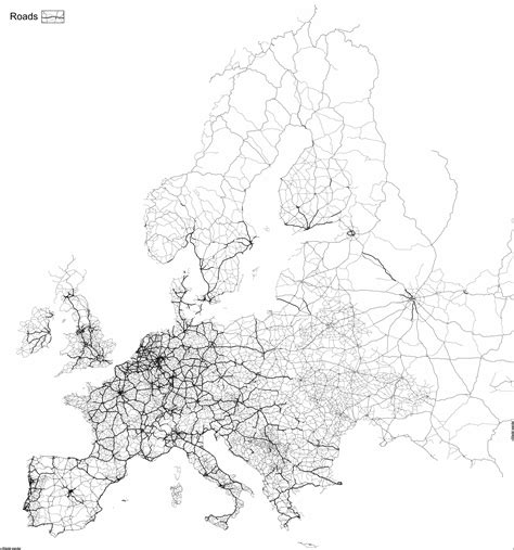 Major Roads in Europe : MapPorn