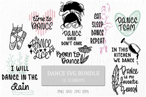 Dance SVG Bundle | Dancer, Dance life quotes, Ballet clipart