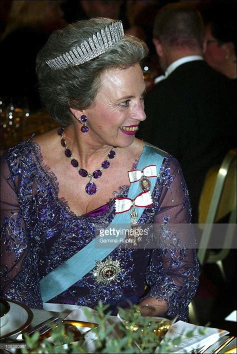 Princess Benedikte of Denmark in Stockholm, Sweden on December 10, 2002 ...