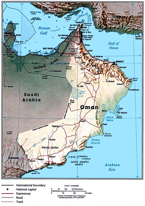 Oman Maps