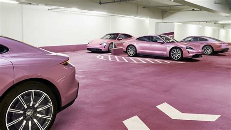 Porsche Imagines World Full Of Pink Taycans Because Why Not? - CarsRadars