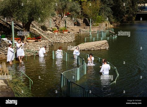 The Yardenit Baptismal Site by the Jordan River Near the Sea of Stock Photo: 68525746 - Alamy