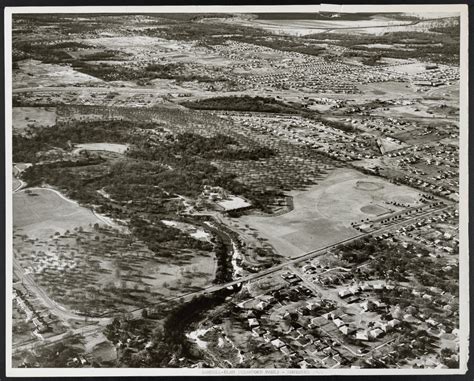 [Aerial View of Crawford Park and Surrounding Area] - Side 1 of 2 - The Portal to Texas History