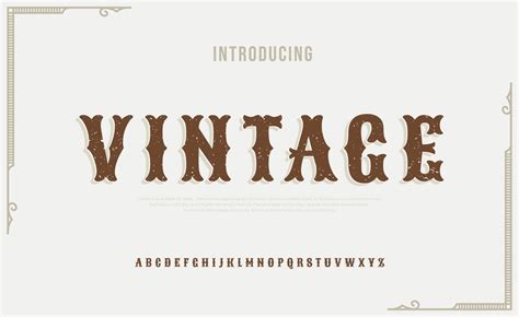 Vintage Typography Fonts