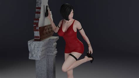 Resident Evil 2 Remake - Ada Wong 3D Model by qaz