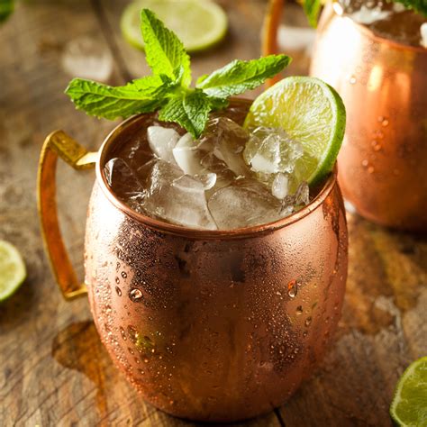 Easy Sparkling Moscow Mule Cocktail Recipe - Wine Cocktails