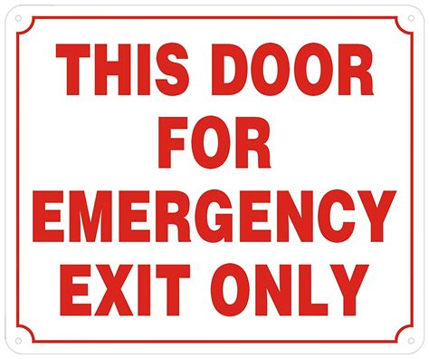 Emergency Exit Signs Royalty Free Vector Image - vrogue.co