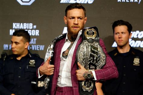 Conor McGregor v Khabib Nurmagomedov final press conference: Irish ...