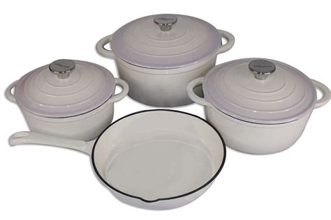 Cast Iron Cookware Set 7Pieces- Cream | Shop Today. Get it Tomorrow! | takealot.com