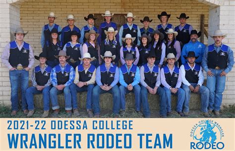 2021-22 Odessa College Wrangler Rodeo Team - Odessa College