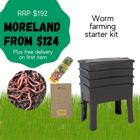 Worm farming beginners kit ($124 with discount code MRL50)