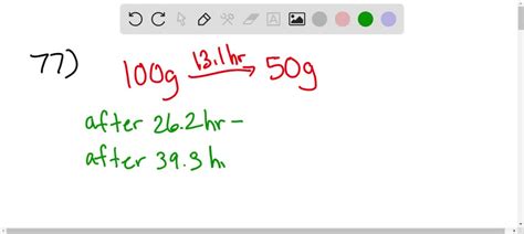 SOLVED:I-131 has a half-life of 8.04 days. If a sample initially ...