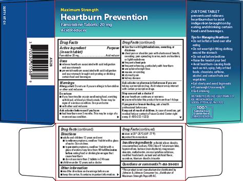 DG HEALTH HEARTBURN PREVENTION- famotidine tablet, film coated