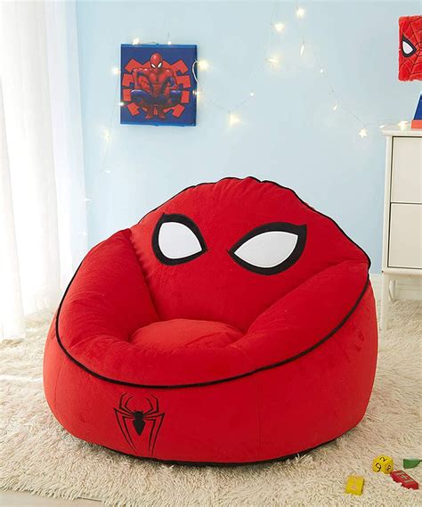 Spider-Man Red Kids Bean Bag Armchair. This bean bag armchair is soft ...