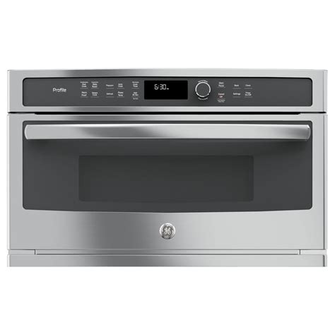 GE Profile 30 in. Electric Convection Wall Oven with Built-In Microwave ...