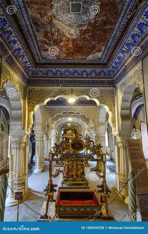 Mehrangarh Fort Museum in Jodhpur, India Editorial Stock Photo - Image ...