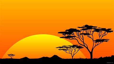 African Sunrise Wallpapers - Top Free African Sunrise Backgrounds ...