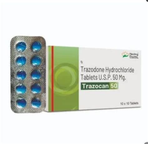 Trazocan Trazodone hydrochloride 50 mg, Treatment: Depression at Rs 300 ...