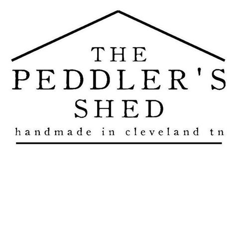 the peddler's shed handmade in cleveland, nd logo design