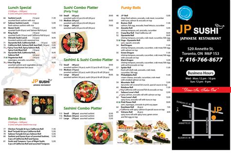 Lunch Special – Dai Ichi Sushi Restaurant