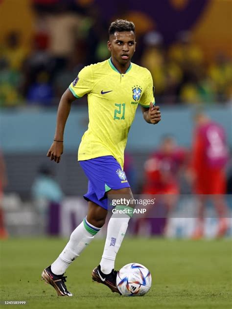 DOHA - Rodrygo of Brazil during the FIFA World Cup Qatar 2022 group G ...