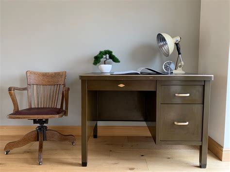 X Mid Century Industrial Steel Desk by Art Metal (London, SW1 ...