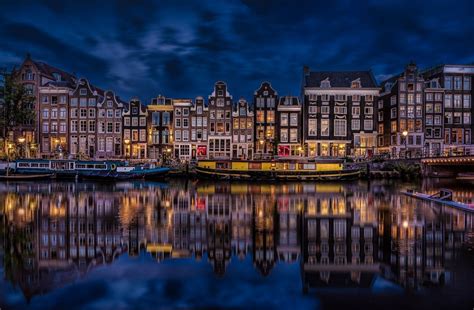 Amsterdam Night Wallpapers - 4k, HD Amsterdam Night Backgrounds on WallpaperBat