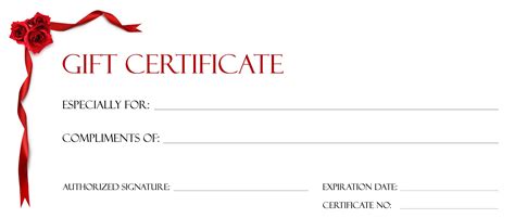 Gift Certificate Templates to Print | Activity Shelter