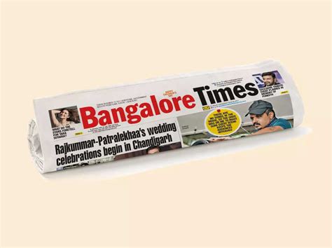 bangalore times: Bangalore Times is the first pick for 76% readers, says survey - Times of India