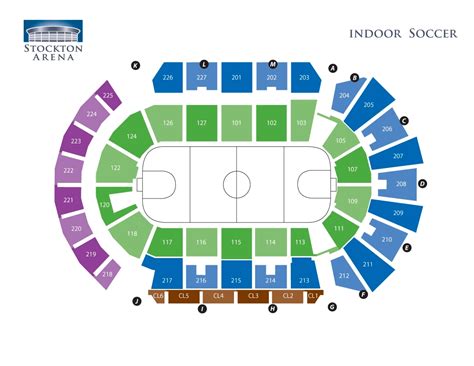 Seating Chart | Stockton Arena | Stockton, California