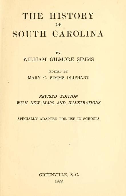 The history of South Carolina, | Library of Congress