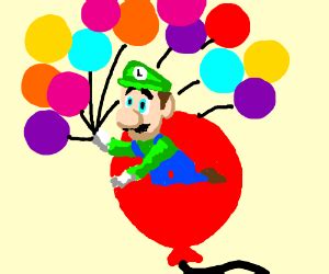 Luigi's Balloon World - Drawception