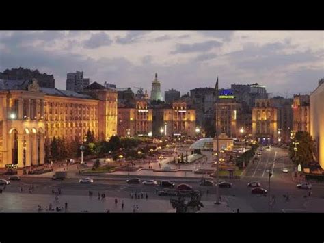 Kyiv City Center Stock Video - YouTube