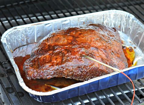 Smoked Brisket Recipe on a Traeger (With the Best Homemade Mop Sauce)