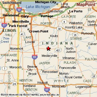 Where is Wheatfield, Indiana? see area map & more