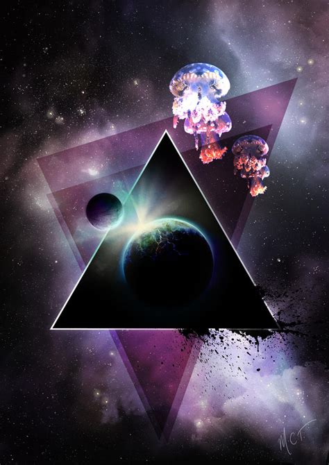 Space Triangle by mayan-art on DeviantArt