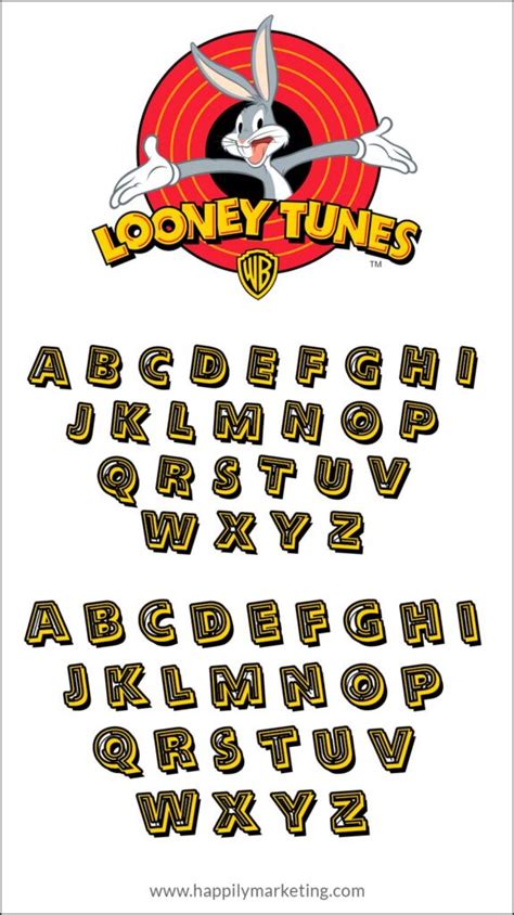 Download Looney Tunes Font For Personal Use Free – 2024