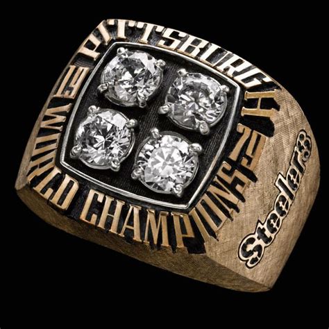 Steelers Championship ring SBXIV | Super bowl rings, Steelers super ...