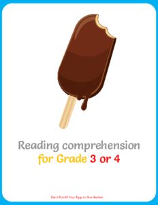 Reading Comprehension Passages for Grade 3 or 4 - Exercise 7 - 1 of 6 ...