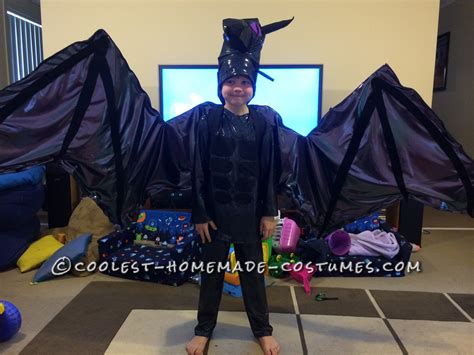 Coolest Minecraft Ender Dragon Costume with Articulated Wings