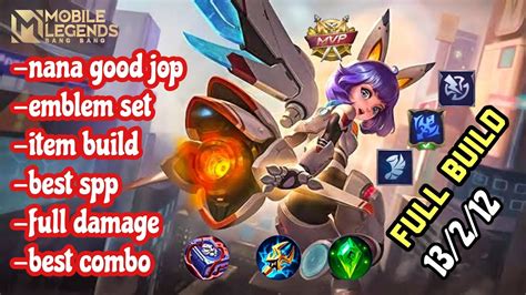 Nana emblem set - nana best build in 2021 - nana mobile legend gameplay - YouTube