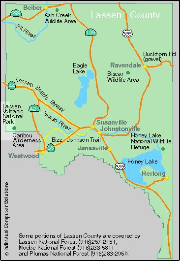 Lassen County, California GenWeb Project - Maps