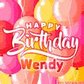 Happy Birthday Wendy - Lovely Animated GIF | Funimada.com