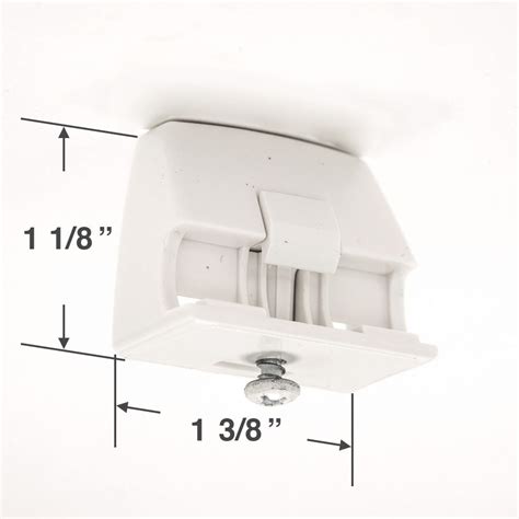 Hunter Douglas Wall Mount Bracket Kit for Luminette Privacy Sheers ...