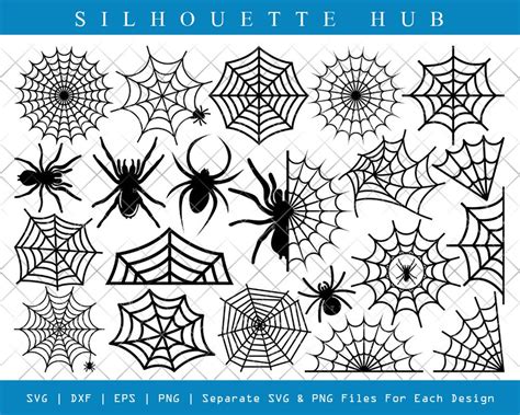 Spider Web SVG Spider Web Silhouette Spider Svg Cobweb Svg - Etsy