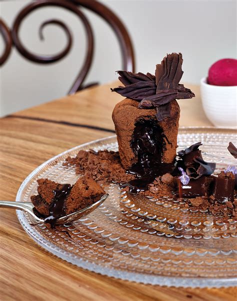 Chocolate Fondant with Cacao Jelly | Essentials Magazine Australia