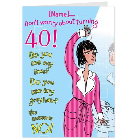 Funny Jokes For 40Th Birthday Cards / Men's Funny 40th Birthday Card ...