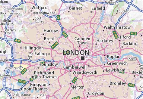 MICHELIN Maida Vale map - ViaMichelin