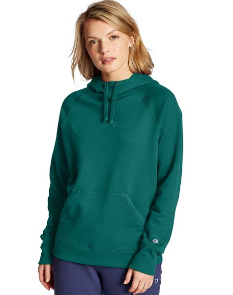 Women's Champion Powerblend Hoodie Jade XL - Walmart.com