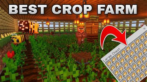 Most Efficient Automatic Villager Crop | Food Farm | Minecraft 1.19.2 ...